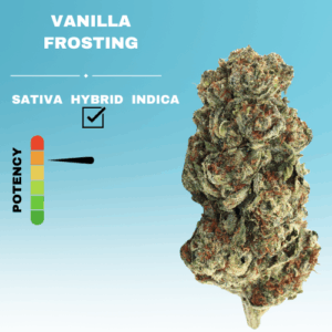 HQ VANILLA FROSTING FLOWER STICKER