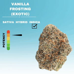 EXOTIC VANILLA FROSTING FLOWER STICKER